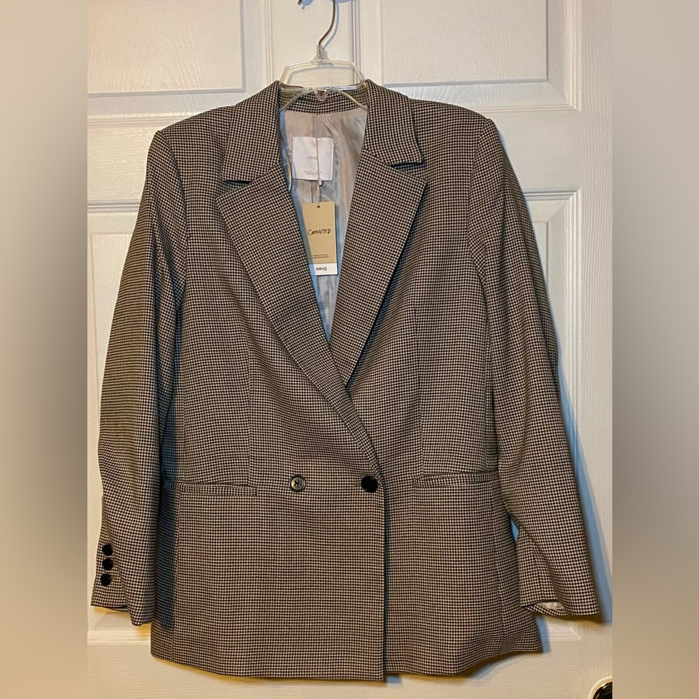 Mango Double Breasted Blazer Size L